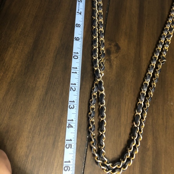 Authentic CHANEL Dark Navy Lambskin Tote - Picture 10 of 16